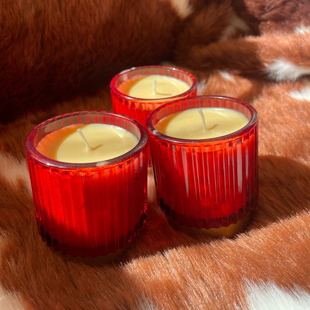 3 Pack Vanilla Spice Candle, Fall Candles, Handmade Soy Wax Candle